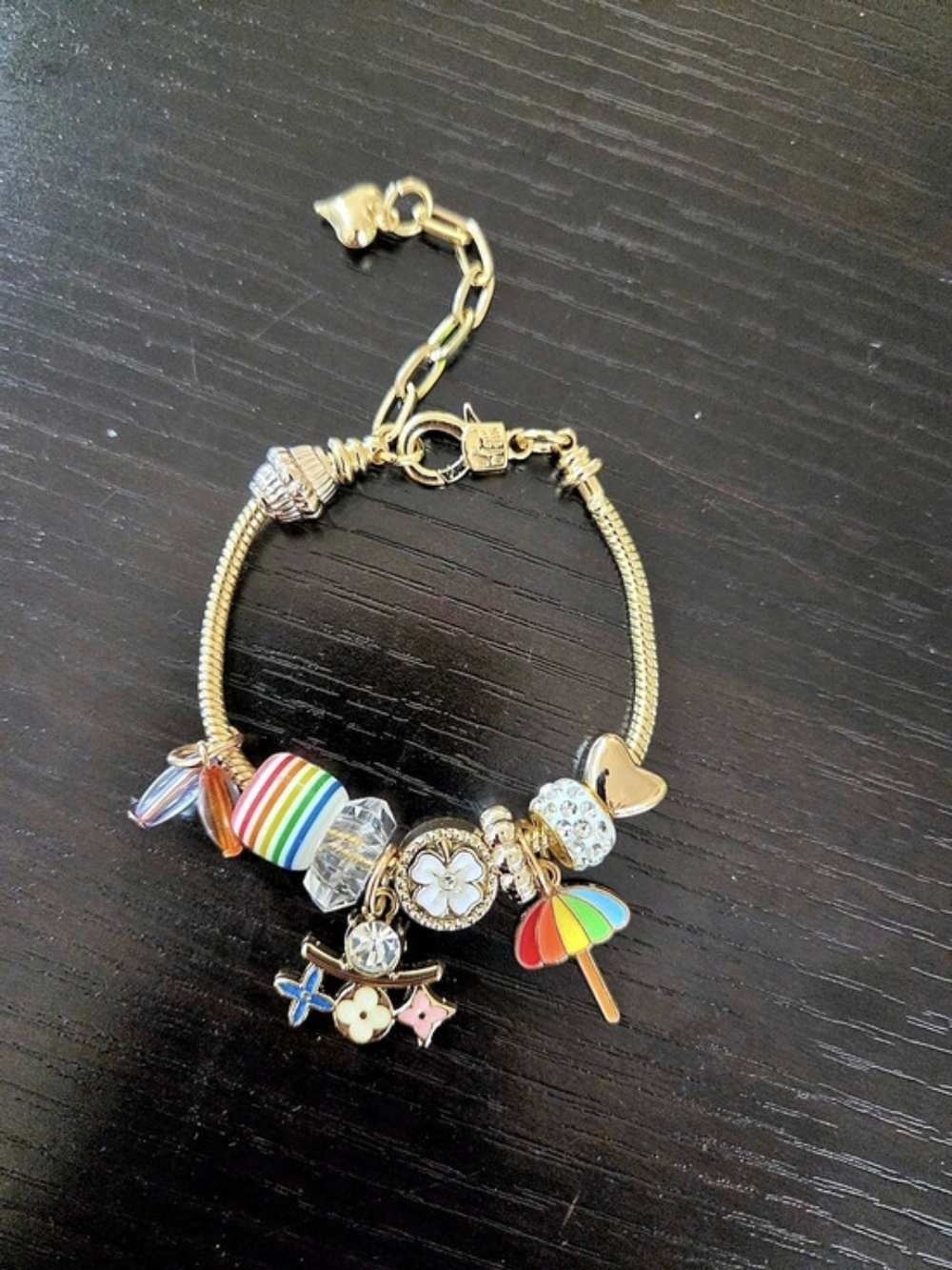 Multicolor Charm Bracelet Like New